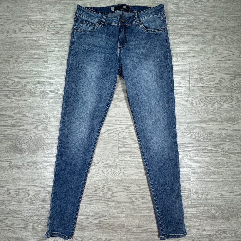 Kut from the Kloth Women's Jeans Donna Skinny Blue Size 2 Stretch Denim Modern